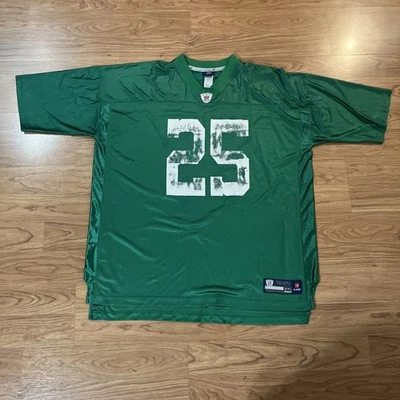复古费城老鹰队 McCoy 球衣 25 码 3XL 锐步 Onfield Kelly Green — 第 1/4 张图片