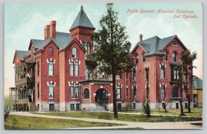 Allgemeines Krankenhaus Chatham Ontario Kanada Privat Postkarte - Bild 1 von 2