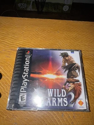 Wild Arms 2 (PS1 PSX Playstation) NUEVO SELLADO PLIEGUE EN Y ETIQUETA NEGRA Foto 1 de 4
