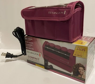 Setter de pelo de viaje compacto de cerámica Remington Hot Rollers H-1015 Foto 1 de 4