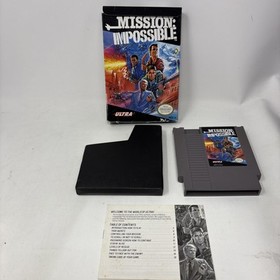 Videojuego Nintendo Entertainment System NES Mission Impossible