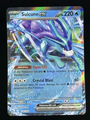 Suicune ex 010/034 Trading Card Game Classic Holo NM - Image 1 of 2