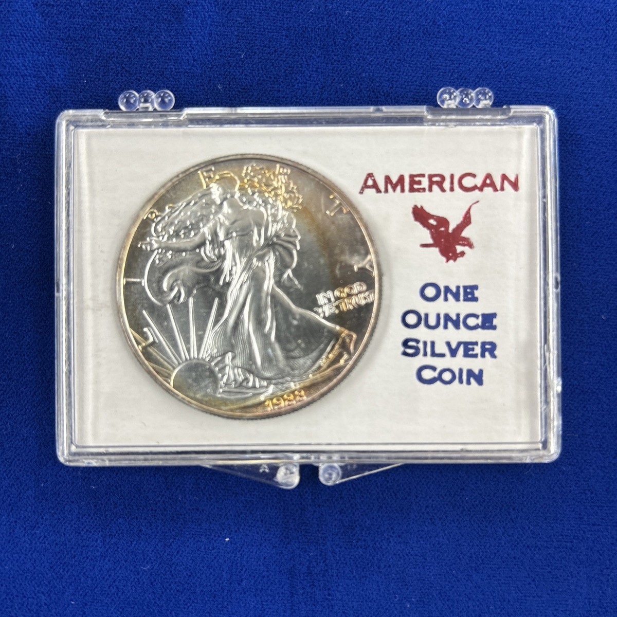1988 アメリカンイーグルシルバーコイン 1988年 純銀コイン アメリカン イーグル銀貨 純銀 99.9％ 31.1g