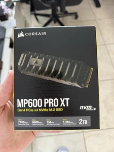 Corsair MP600 PRO XT 2TB M.2 NVMe Internal SSD (CSSD-F2000GBMP600PXT) - SEALED - Afbeelding 1 van 2