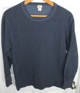 LL Bean Blue Cotton Wool Outer Layer Men Shirt M-Reg Made Canada River Driver - Picture 1 of 4
