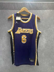 Camiseta cosida LeBron James LA Lakers Jordan Swingman Talla Juvenil Grande L Pequeña - Imagen 1 de 6