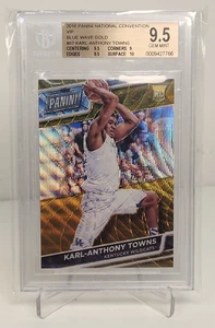KARL-ANTHONY CITIES 2016 PANINI NATIONAL VIP 05/10 RC BLUE WAVE GOLD BGS 9,5 GEMA - Imagen 1 de 2