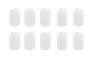 Llavero de sublimación con arco artesanal de polímero blanco en blanco de 10 piezas 58x33 mm Foto 1 de 4