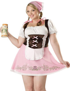 Fetching Fraulein Costume Womens Plus Size One Size Fits Most German Halloween