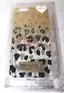 Victoria's Secret Ombré Gold Glittery Leopard Print Case For iPhone 6/6S NWT - Picture 1 of 4