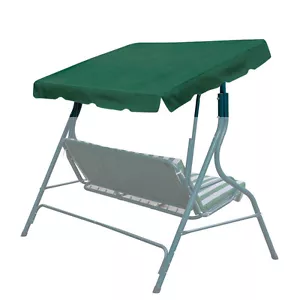 Patio Outdoor 73"x52" Swing Canopy Replacement Porch Top Cover Seat Furniture - Picture 1 of 15