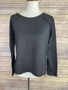 Calia Carrie Underwood Damen Med Limited Edition Onyx Samt Raglan Sweatshirt - Bild 1 von 10
