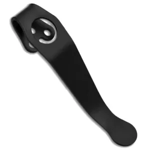 1 pieza Cuchillo Negro Clip de Bolsillo Tres Agujeros Vaina Cinturón Titanio Hágalo usted mismo Material - Imagen 1 de 3