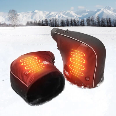 ATV Snowmobiles Heated Handlebar Gauntlets Gloves for Polaris Skidoo Motorcycle - Image 1 of 4