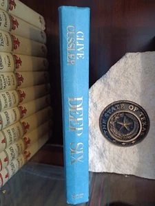 Deep Six_Clive Cussler_HCnoDJ_1984_1st Edition_Dirk Pitt_NUMA_Good - Foto 1 di 9