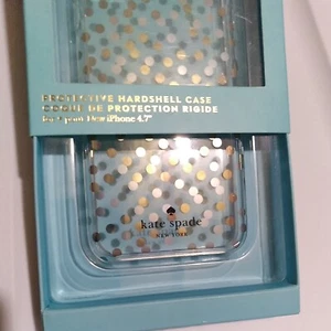 KATE SPADE iPhone 7 4.7 phone case Polka Dot / Confetti Rose & Gold Polka Dot - Picture 1 of 10