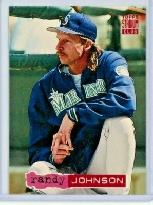 1994 Stadium Club Randy Johnson #438 - Seattle Mariners - Hall Of Fame - MINT - Image 1 of 2