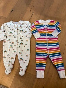 HANNA ANDERSON  set of two zip up pajama 3-6 month - Picture 1 of 6