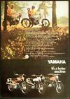 1969 Yamaha Enduro Trailmaster Trail Bikes Motorrad Original Ganzseitige Anzeige