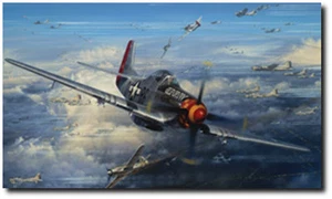 Ramrod-Outward Bound di John Shaw ARTIST PROOFS Clarence E. ""Bud"" Anderson - Foto 1 di 1