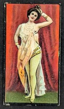 Vintage 1903 Girls in Costumes British American T440 Tobacco Card