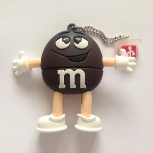 1 Brown M&M Character, Novelty 16GB USB Pen Drive, USB Flash Drive Memory Stick - Picture 1 of 4