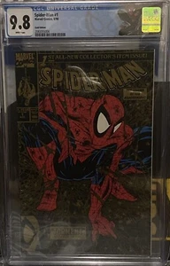 Marvel comics Spider-Man #1 gold edition 8/90 CGC graded 9.8 2nd print variant - Picture 1 of 2