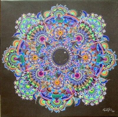 Ryan Kerrigan Art Print Mandala Grande 2008 Canvas Poster S/# 55 Phish Artist - Image 1 of 3