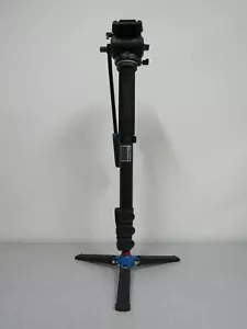 Benro A48FDS4PRO Aluminum Monopod with 3-Leg Base -- Max Load 8.8 lb (4 kg) - Picture 1 of 12