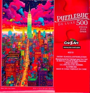 New York City Colors - 500 Pieces Deluxe Jigsaw Puzzle - Picture 1 of 1