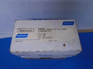Norton BlueFire 38562 F826P Non Vacuum 5 in Grinding Disc 36 Grit Blue (25 ct) - Bild 1 von 3