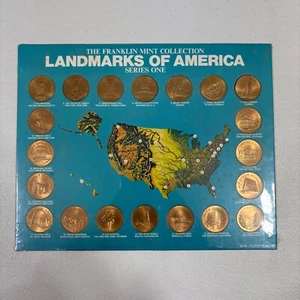 1969 The Franklin Mint Collection LANDMARKS OF AMERICA Series One 20 Coin Set - Picture 1 of 12