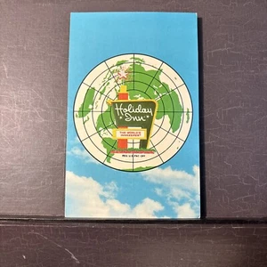 Holiday Inn sign on globe The Worlds Innkeeper generic 1975 Chrome Postcard UNP - Picture 1 of 2