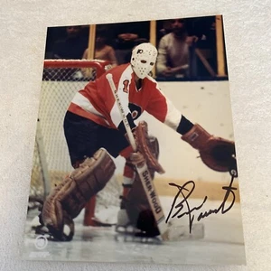 HOF Goalie Bernie Parent AUTOGRAPH SIGNED Glossy 8x10 Photo Phila Flyers NHL - Picture 1 of 5