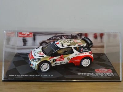 Citroen DS3 WRC #1 Rally Montecarlo 2013 Loeb Elena Ixo Altaya 1/43 Abu Dhabi Foto 1 de 3