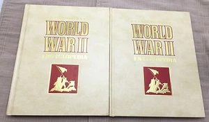 The Illustrated World War Two WWII Encyclopedia Vol 1 & 2 by Eddy Bauer HC Books - Bild 1 von 8