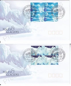 AUSTRALIAN ANTARCTIC TERRITORY AAT 2 X FDCS 2009 PRESERVE POLAR REGION DAVIS PMK - Picture 1 of 1
