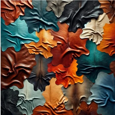 全内饰皮革牛皮亮色 30 至 42 SF (5x6' 至 6x7') — 第 1/4 张图片