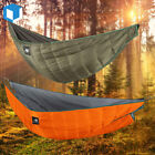 Double/Single Hammock Underquilt for Camping Hiking Portable Hanging Bed Blanket