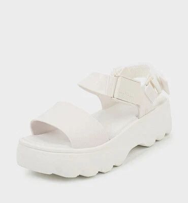 Women's Melissa Kick Off White Platform Ankle Strap Sandals New - Image 1 of 4