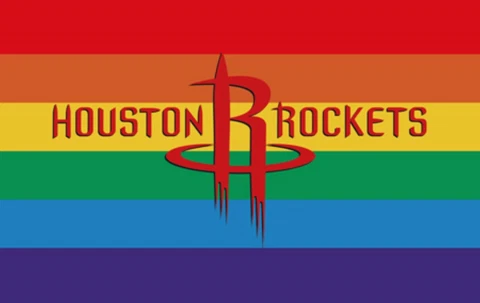 Houston Rockets Pride Flag 3x5ft Banner Polyester basketball rockets010 Cover