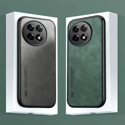 Case For OnePlus 13 12 11 10T 13R 11R Magnetic Shockproof Leather Silicone Cover - Image 1 of 4