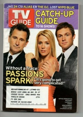 TV Guide Magazine January 2 2005  Anthony LaPaglia Poppy Montgomery Eric Close - Image 1 of 4