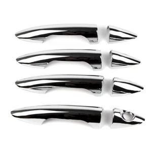 DOOR HANDLE COVER FOR HYUNDAI ACCENT SOLARIS VERNA 2011-2016 CHROME MOLDING TRIM - Bild 1 von 5