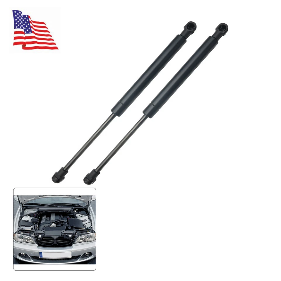 Para BMW 323Ci Base Convertible 2000 Capó Delantero Puntales Gas 2 piezas Foto 1 de 4