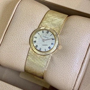 Corum Vintage Ladies 23.5mm Champagne Dial - 18kt Yellow Gold - Picture 1 of 1