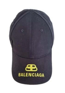 Balenciaga BB-Baseballmütze für Herren, Größe L, Schwarz, Gelb - Bild 1 von 1
