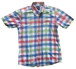 Pierre Cardin Paris Men's Smart Casual Shirt Size M Short Sleeve 100% Cotton -BR - Picture 1 of 8