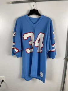 Sand Knit NFL Earl Campbell Houston Oilers Football Jersey L Medalist Pro Action - Picture 1 of 4