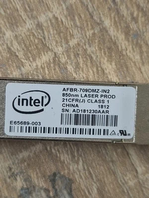 Intel AFBR-709DMZ-IN2  Transceiver Modul  - Bild 1 von 2